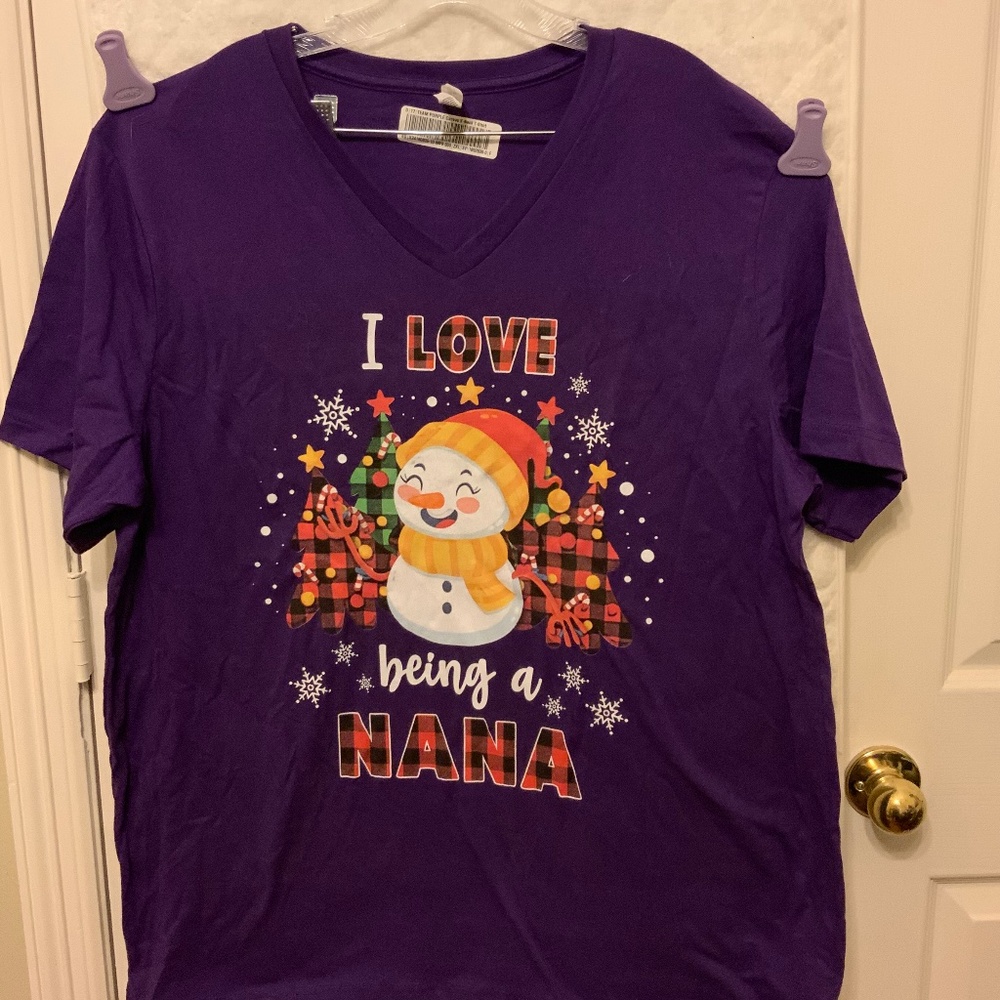 Women’s Plus Size Nana Christmas Shirt